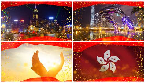香港回归纪念日海报psd素材免费下载_红动中国