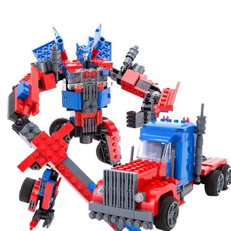男孩积木战队拼装机器人模型积木 儿童组装拼装超级战队玩具-阿里巴巴