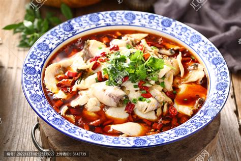 水煮活鱼,中国菜系,食品餐饮,摄影素材,汇图网www.huitu.com