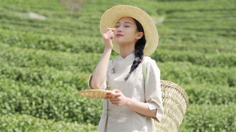 温柔卖茶头像高清女生