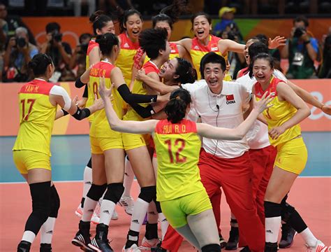 2016里约奥运会女排决赛 中国队VS塞尔维亚