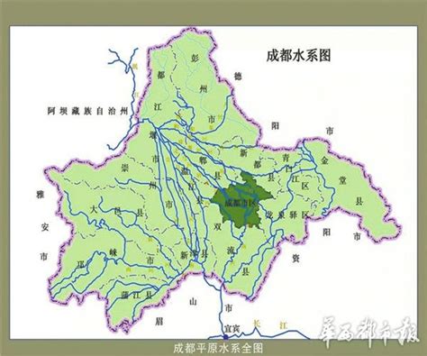 成都河流分布图图片