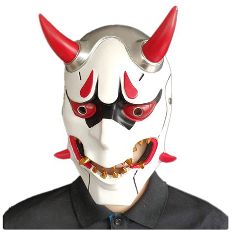 厂家直销 日本鬼首般若面具 电影主题面具 新款鬼脸面具恐怖鬼脸-阿里巴巴