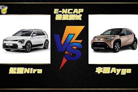 E-NCAP碰撞测试丨起亚Niro VS 丰田Aygo，两台车均获四星评价_凤凰网视频_凤凰网