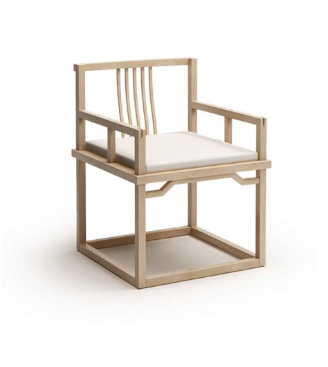 蓝尚新中式实木太师椅休闲椅靠背办公椅单人椅禅意书椅官帽椅椅子-美间设计