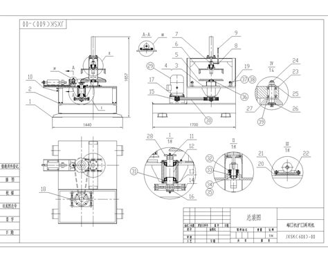 外国选粉机CAD机械图纸图片下载_红动中国