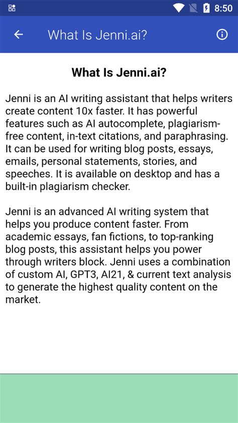 jenni ai论文app安卓下载-Jenni AI写作助手官方版(Jenni AI Writing Guide)v1.31 最新版-腾飞网