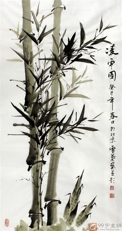 中国画竹子——郑晓京写意竹子国画 至高境界的风骨|竹子|风骨|写意_新浪新闻