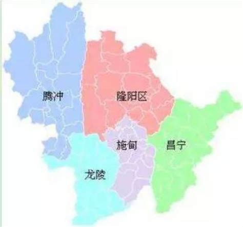 保山市地图全图图片