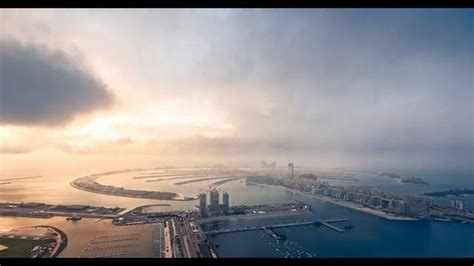 世界第二高塔俯瞰迪拜 暴风雨来袭震撼延时_技法学院-蜂鸟网