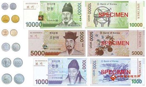 韩元货币种类介绍-金投外汇网-金投网