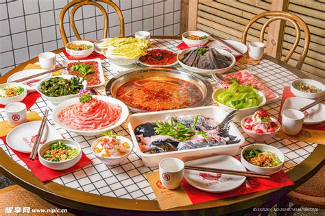 牛肉火锅套餐,中国菜系,食品餐饮,摄影素材,汇图网www.huitu.com
