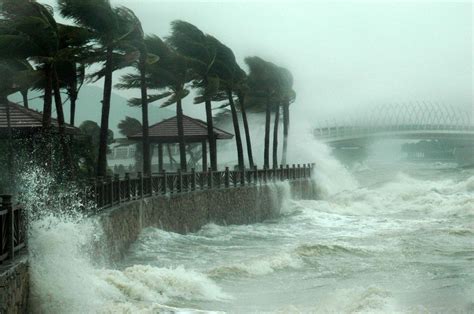 台风“海马”登陆 汕尾海边掀起数米巨浪_新浪图片