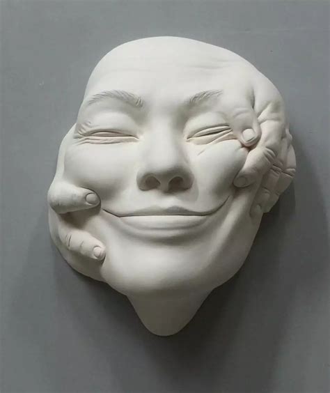 Johnson Tsang：人脸精彩陶瓷雕塑 - 设计|创意|资源|交流