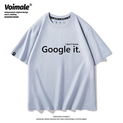 谷歌Google学霸IT程序员猿极客印花衣服夏季短袖T恤男生大码上衣_虎窝淘