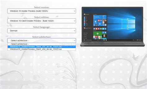 Windows 10 15025 ISOs (auch 32-Bit) liegen auf den Microsoft Servern ...