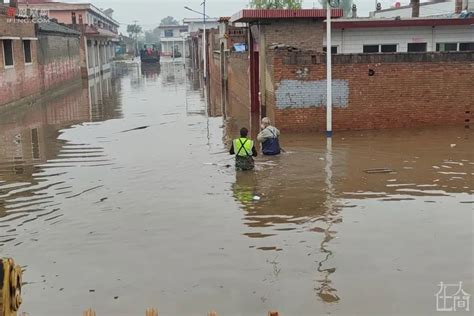 兴安低洼地带房屋被淹-广西高清图片-中国天气网