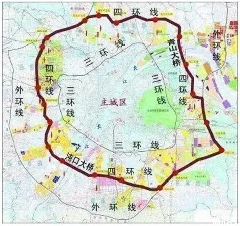 2020武汉四环线区域图及开通时间_旅泊网