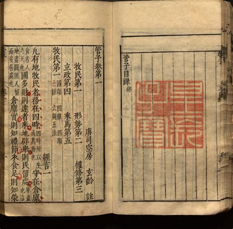 Guanzi : er shi si juan - Juan 1 | Library of Congress