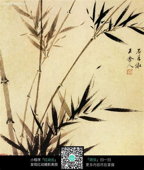 中国画竹子图片免费下载_红动中国
