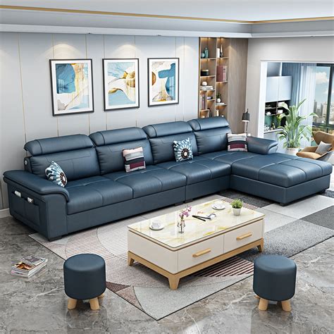 奢恩现代简约美式家具组合套装布艺沙发客厅新款轻奢网红彩色沙发-双人沙发-2021美间（软装设计采购助手）
