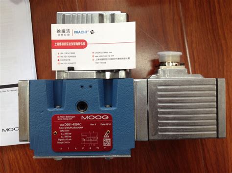 MOOG伺服阀D661-4594C到货五台-维特锐集团股份有限公司上海分公司