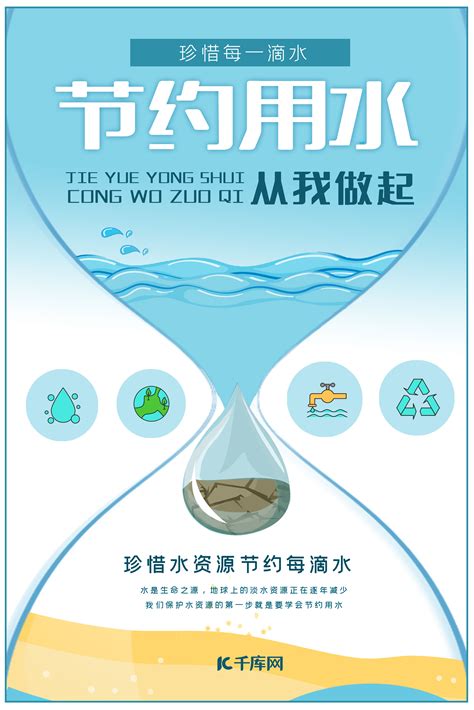 绿色保护水资源节约用水保护生态平衡公益海报图片下载 - 觅知网