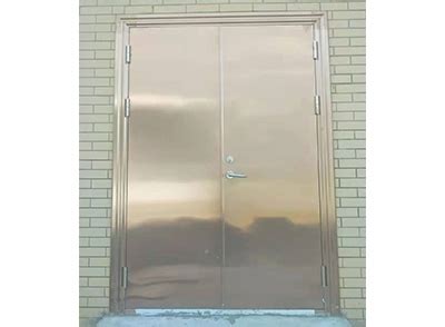 304白钢本色不锈钢防火玻璃门（乙级防火玻璃门）