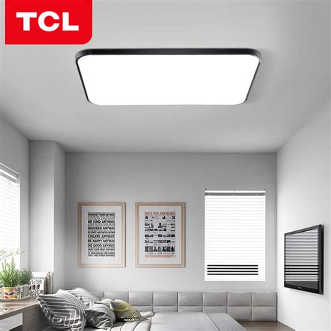 TCL照明LED吸顶灯长方形大气客厅灯具现代_热品库_性价比 省钱购