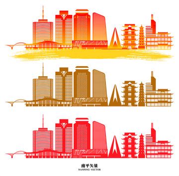 家乡建筑icon风格设计@福建南平|UI|图标|小咲线 - 原创作品 - 站酷 (ZCOOL)