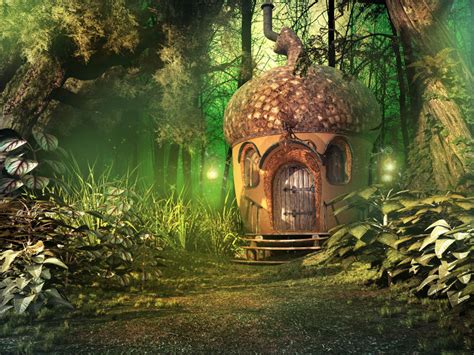 森林里的小屋图片-童话森林里的小屋素材-高清图片-摄影照片-寻图免费打包下载