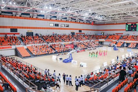 儋州市体育中心“一场两馆”项目进入收尾阶段