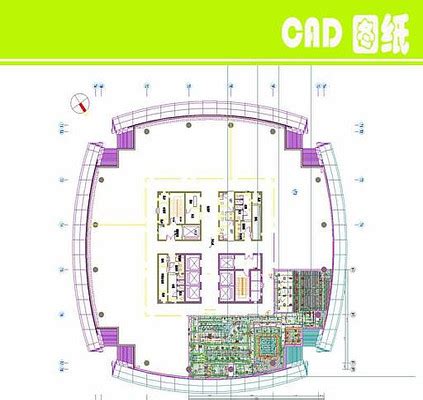 cad公司室内平面图图片_cad公司室内平面图设计素材_红动中国