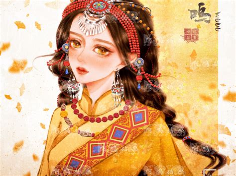 女生温柔头像民族风