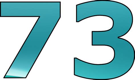 number, 73, in a circle classic round sticker | Zazzle.com