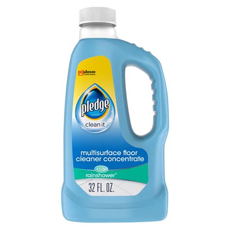 Pledge Multisurface Floor Cleaner Concentrate, Rainshower Scent - A ...