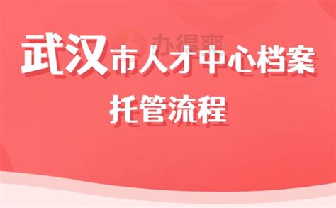 武汉市人才中心档案托管流程_档案整理网