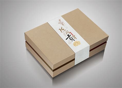 礼品包装盒设计展示样机下载PSD-变色鱼