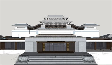 汉中城市规划馆建筑设计cad、pdf方案及效果图[原创]