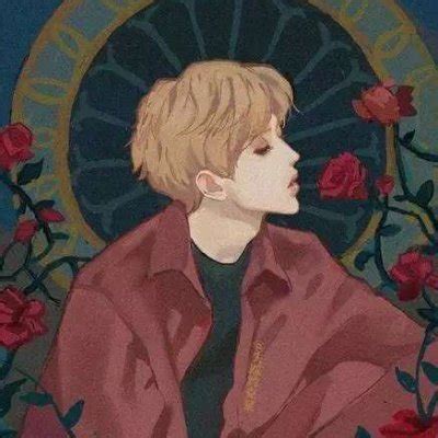 非主流男生头像卡通手绘