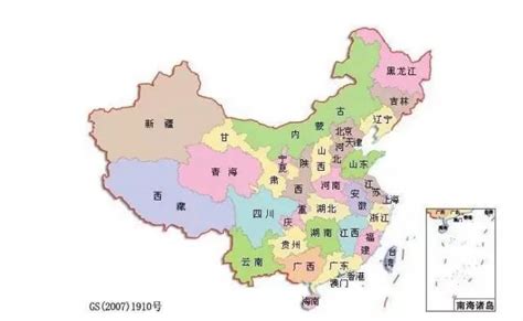 中国四大地区示意_课本插图_初高中地理网