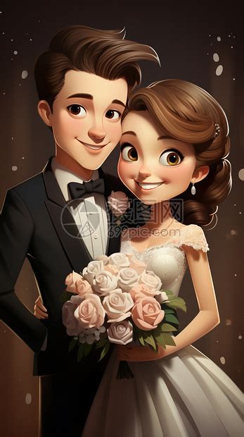 婚礼婚礼季结婚卡通素材图片免费下载_高清psd_千库网(图片编号11339484)