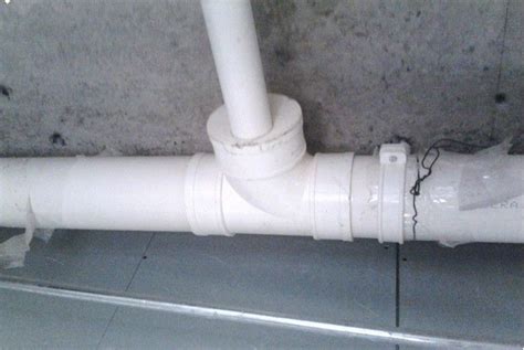 排水管与通气管指之间的“H”管安装时也区分正反。。受教了 - 土木在线
