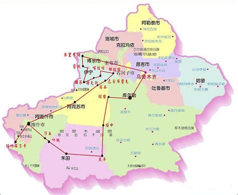 喀什市标准地图 - 喀什市地图 - 地理教师网