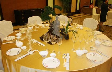 中式宴会摆台-商用餐饮桌上餐具用品-陕西大明厨具