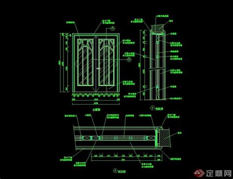 各种风格木门窗设计CAD节点详图_节点详图_土木网