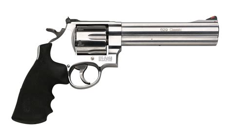 Smith & Wesson 629-6 Revolver w/4" Barrel - Stainless Finish - Hogue ...