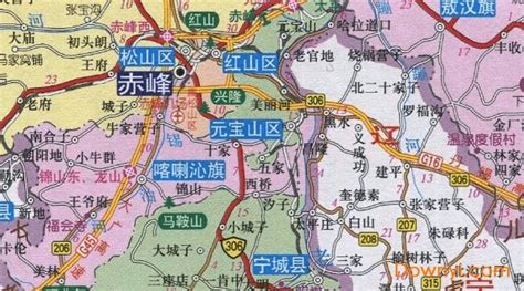 赤峰地图全图高清版下载-内蒙古赤峰地图全图下载最新版-当易网