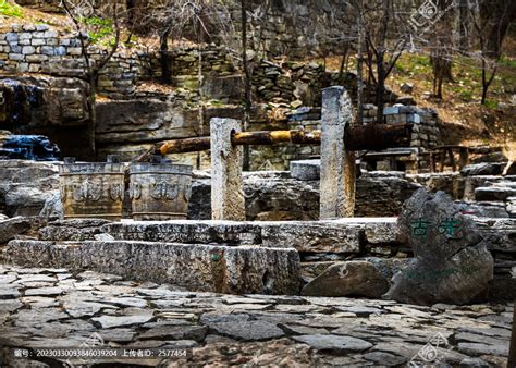 山东青州井塘古村古井,历史古迹景区,旅游景点,摄影素材,汇图网www.huitu.com