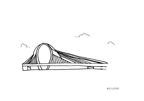 淮安大运河桥,建筑园林,设计素材,设计模板,汇图网www.huitu.com